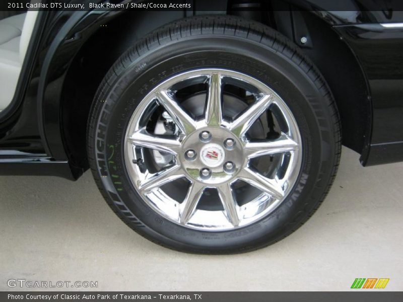 Black Raven / Shale/Cocoa Accents 2011 Cadillac DTS Luxury