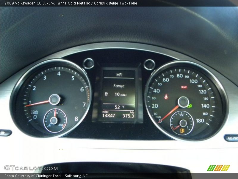  2009 CC Luxury Luxury Gauges