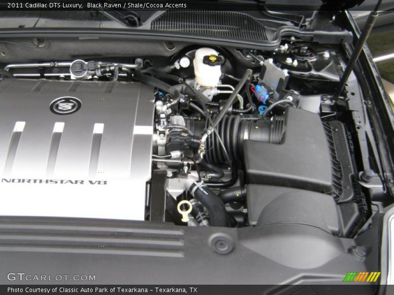 Black Raven / Shale/Cocoa Accents 2011 Cadillac DTS Luxury
