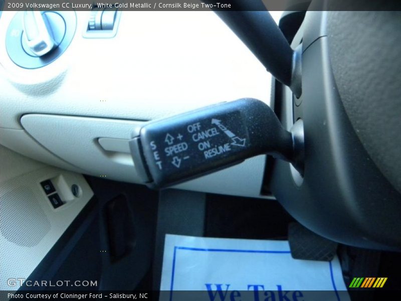 White Gold Metallic / Cornsilk Beige Two-Tone 2009 Volkswagen CC Luxury