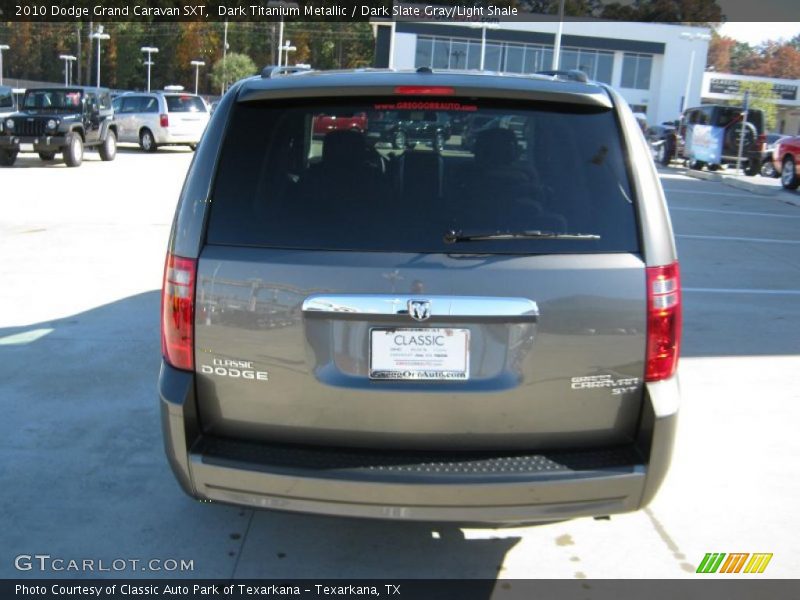 Dark Titanium Metallic / Dark Slate Gray/Light Shale 2010 Dodge Grand Caravan SXT