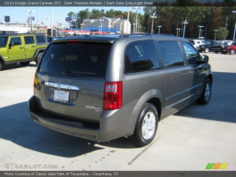 Dark Titanium Metallic / Dark Slate Gray/Light Shale 2010 Dodge Grand Caravan SXT