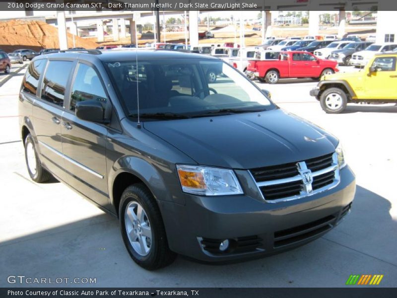 Dark Titanium Metallic / Dark Slate Gray/Light Shale 2010 Dodge Grand Caravan SXT