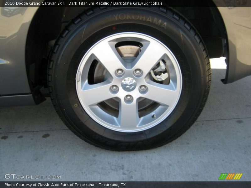 Dark Titanium Metallic / Dark Slate Gray/Light Shale 2010 Dodge Grand Caravan SXT