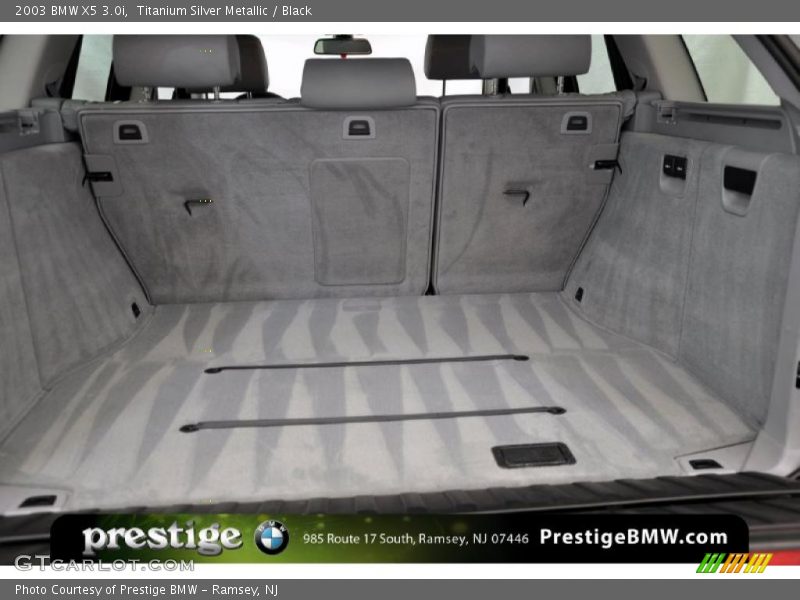 Titanium Silver Metallic / Black 2003 BMW X5 3.0i