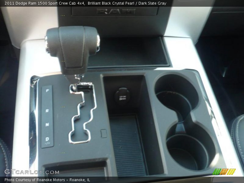 Brilliant Black Crystal Pearl / Dark Slate Gray 2011 Dodge Ram 1500 Sport Crew Cab 4x4
