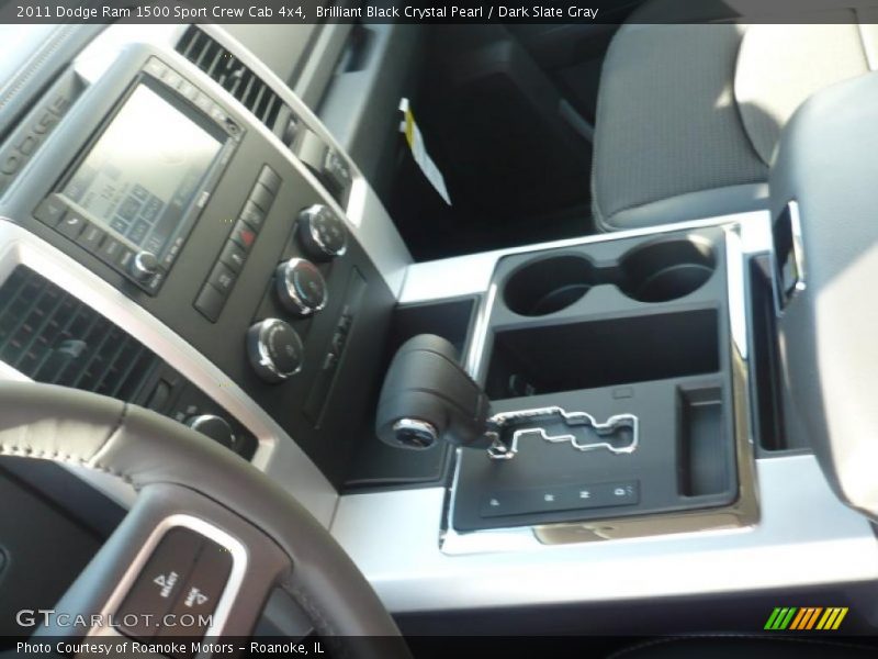 Brilliant Black Crystal Pearl / Dark Slate Gray 2011 Dodge Ram 1500 Sport Crew Cab 4x4
