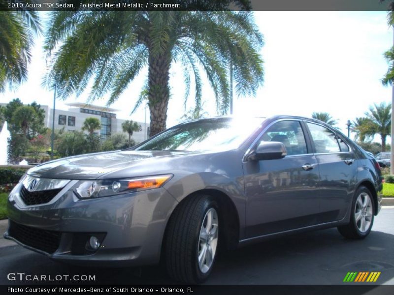 Polished Metal Metallic / Parchment 2010 Acura TSX Sedan