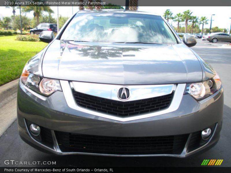 Polished Metal Metallic / Parchment 2010 Acura TSX Sedan