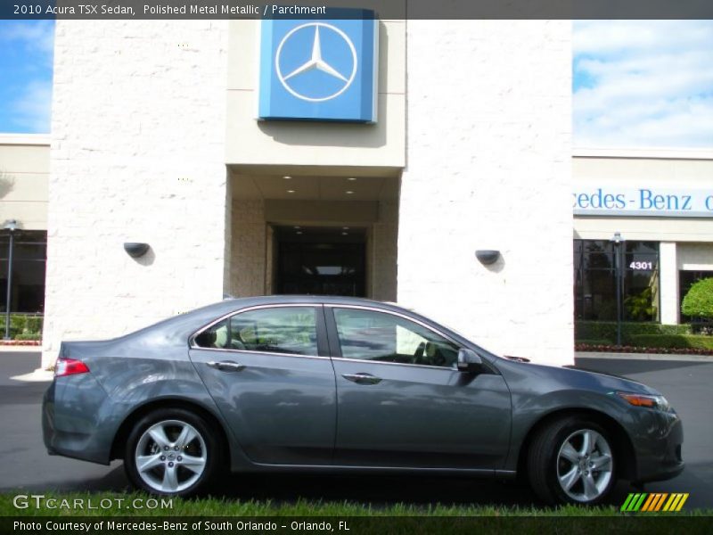 Polished Metal Metallic / Parchment 2010 Acura TSX Sedan