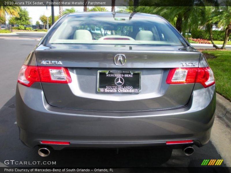 Polished Metal Metallic / Parchment 2010 Acura TSX Sedan