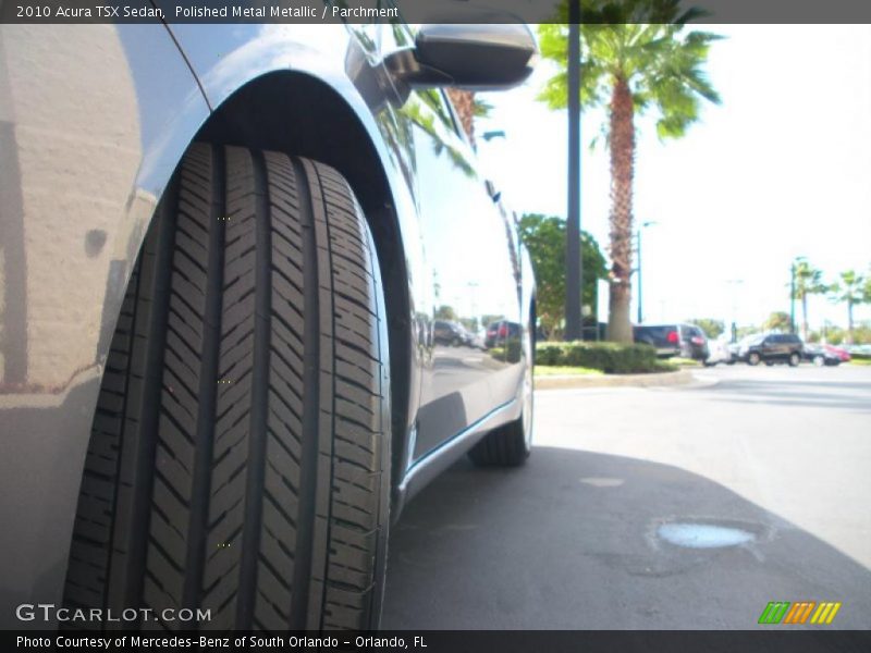 Polished Metal Metallic / Parchment 2010 Acura TSX Sedan