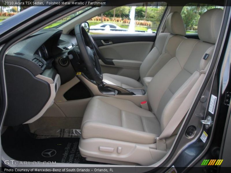 Polished Metal Metallic / Parchment 2010 Acura TSX Sedan