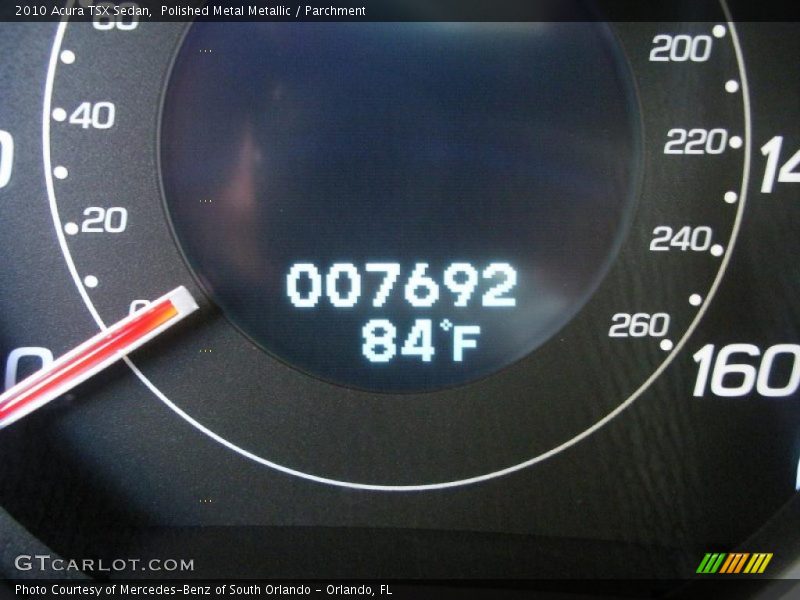 Polished Metal Metallic / Parchment 2010 Acura TSX Sedan