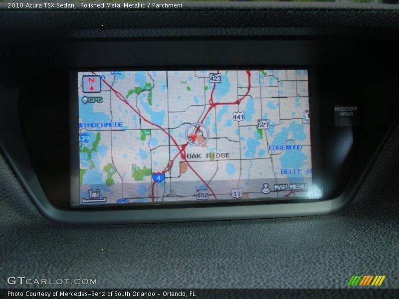 Polished Metal Metallic / Parchment 2010 Acura TSX Sedan