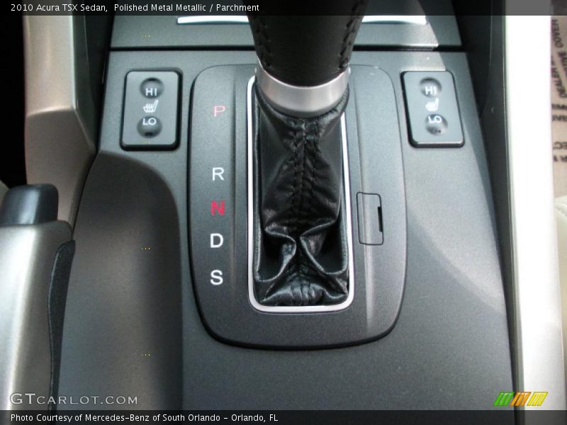 Polished Metal Metallic / Parchment 2010 Acura TSX Sedan