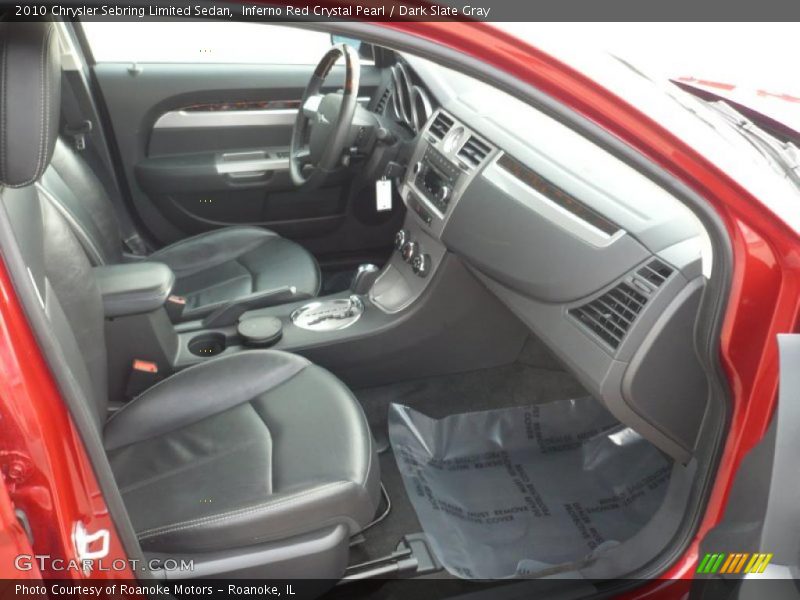 Inferno Red Crystal Pearl / Dark Slate Gray 2010 Chrysler Sebring Limited Sedan