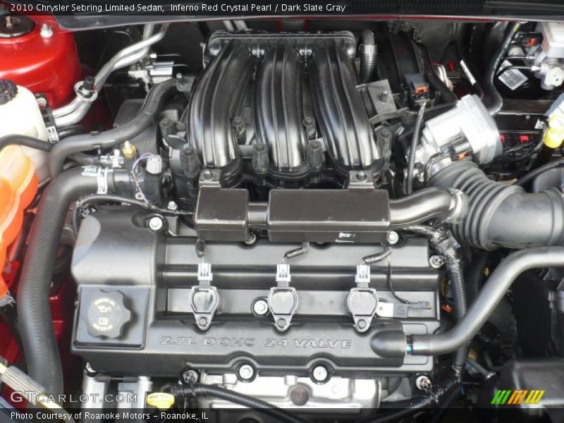  2010 Sebring Limited Sedan Engine - 2.7 Liter Flex-Fuel DOHC 24-Valve V6