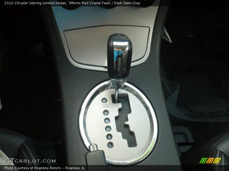  2010 Sebring Limited Sedan 4 Speed Automatic Shifter