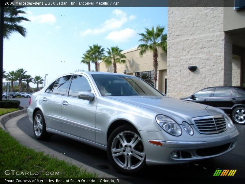 Brilliant Silver Metallic / Ash 2006 Mercedes-Benz E 350 Sedan