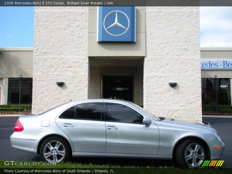 Brilliant Silver Metallic / Ash 2006 Mercedes-Benz E 350 Sedan
