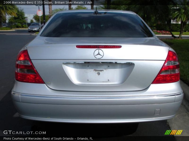 Brilliant Silver Metallic / Ash 2006 Mercedes-Benz E 350 Sedan