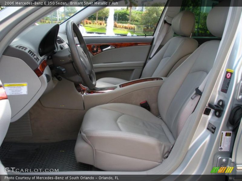 Brilliant Silver Metallic / Ash 2006 Mercedes-Benz E 350 Sedan
