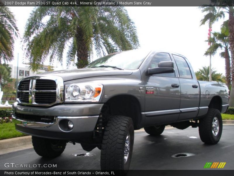 Mineral Gray Metallic / Medium Slate Gray 2007 Dodge Ram 2500 ST Quad Cab 4x4