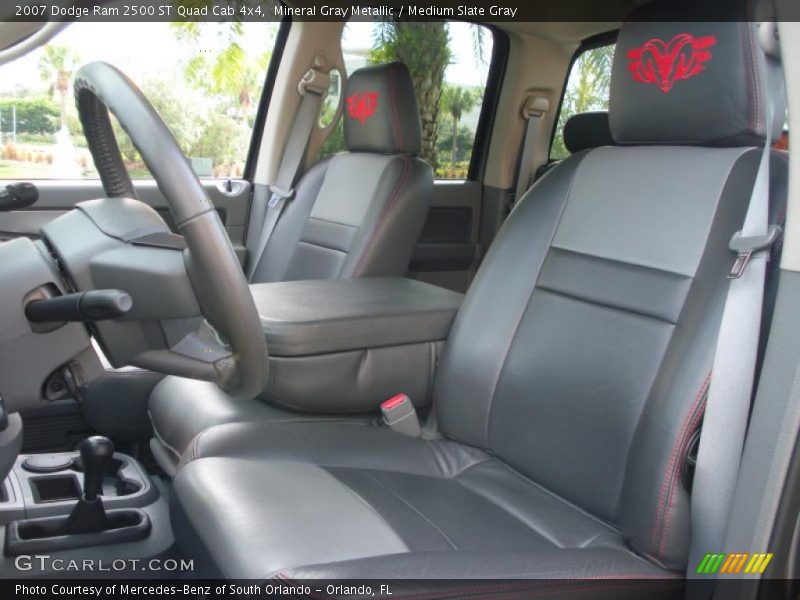 Mineral Gray Metallic / Medium Slate Gray 2007 Dodge Ram 2500 ST Quad Cab 4x4