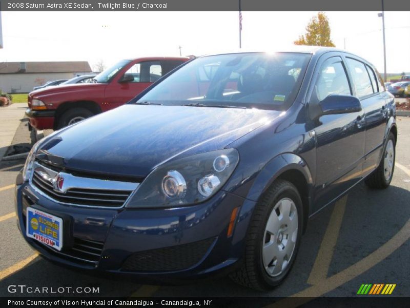 Twilight Blue / Charcoal 2008 Saturn Astra XE Sedan