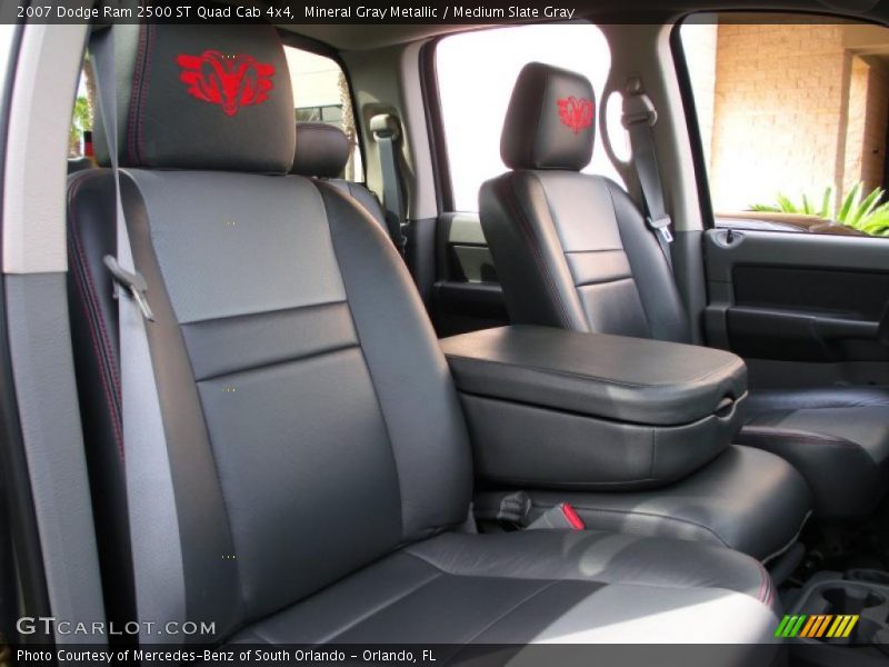 Mineral Gray Metallic / Medium Slate Gray 2007 Dodge Ram 2500 ST Quad Cab 4x4
