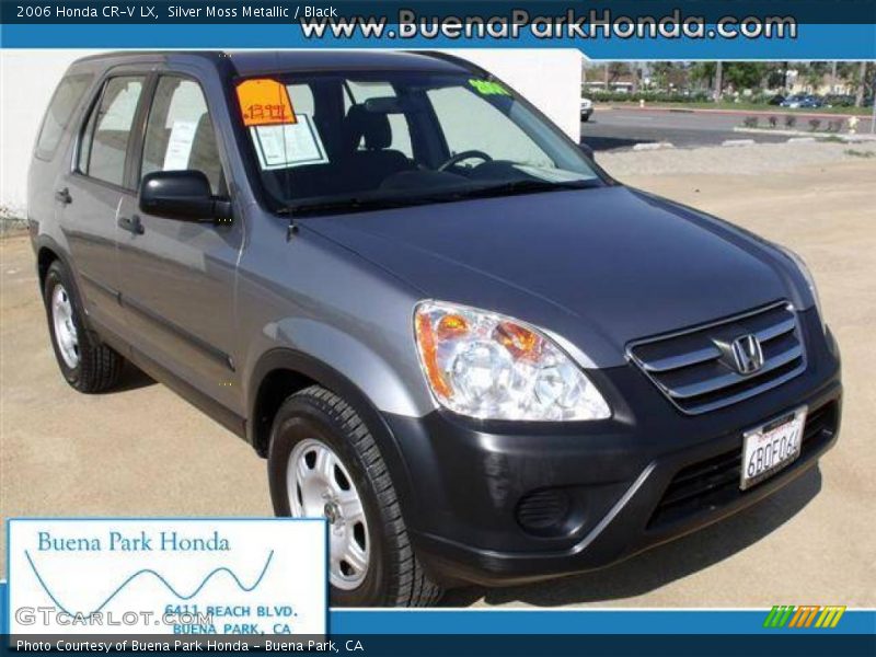 Silver Moss Metallic / Black 2006 Honda CR-V LX