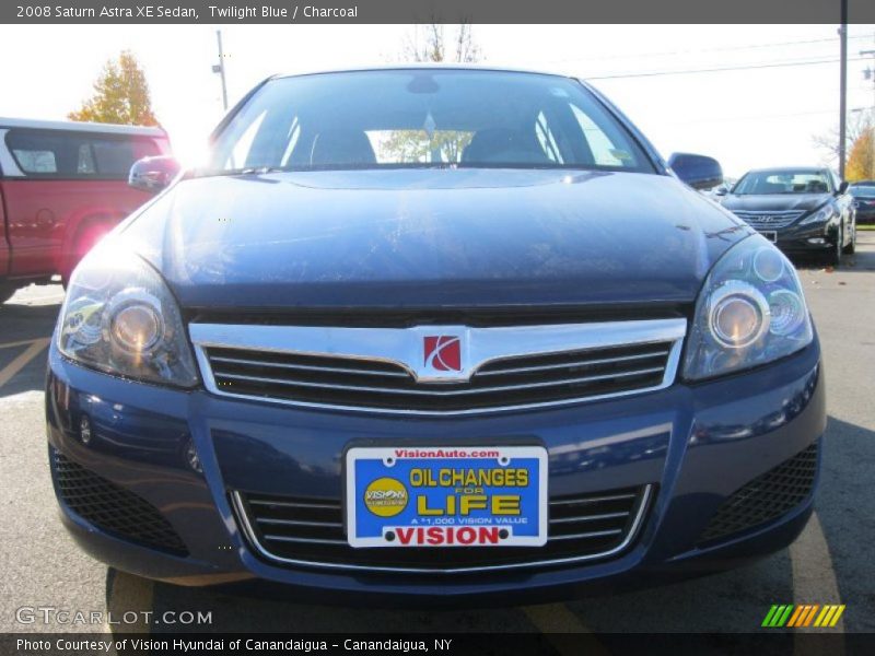 Twilight Blue / Charcoal 2008 Saturn Astra XE Sedan