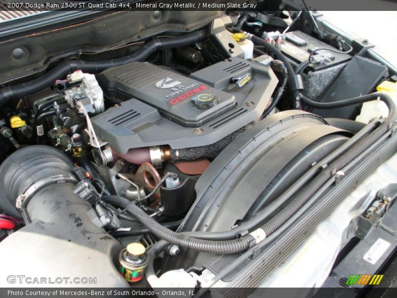 2007 Ram 2500 ST Quad Cab 4x4 Engine - 6.7L Cummins Turbo Diesel OHV 24V Inline 6 Cylinder