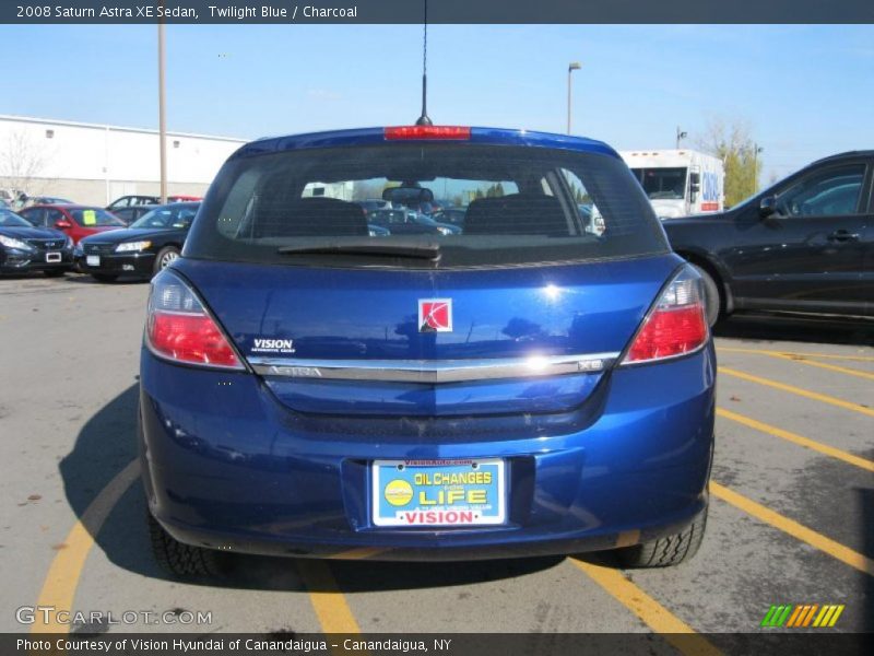 Twilight Blue / Charcoal 2008 Saturn Astra XE Sedan