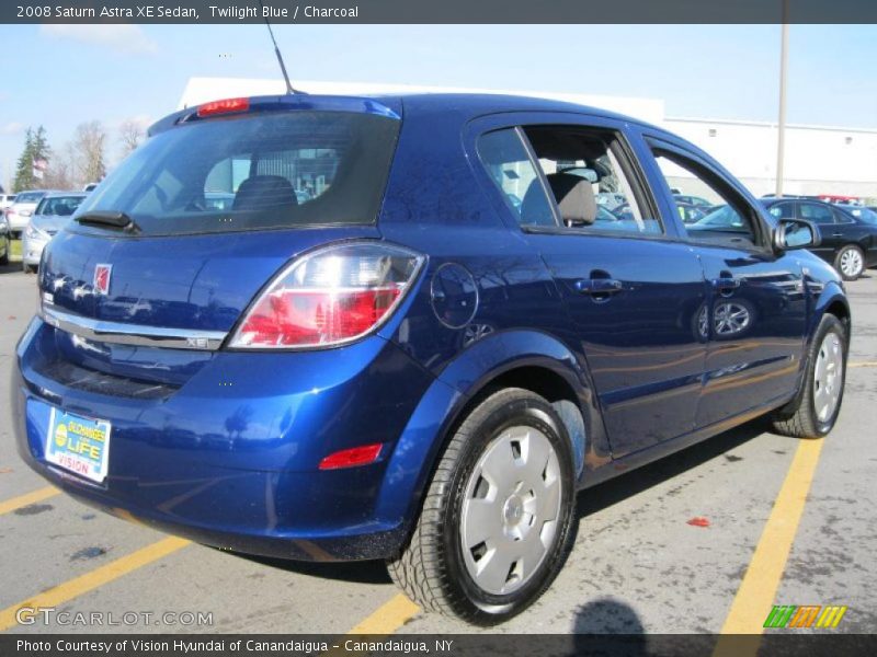 Twilight Blue / Charcoal 2008 Saturn Astra XE Sedan
