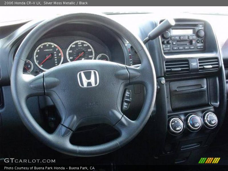 Silver Moss Metallic / Black 2006 Honda CR-V LX