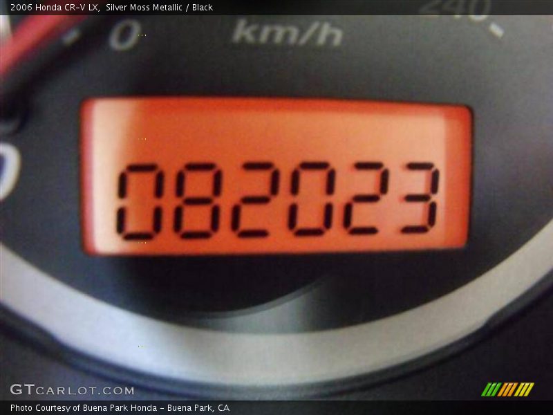 Silver Moss Metallic / Black 2006 Honda CR-V LX