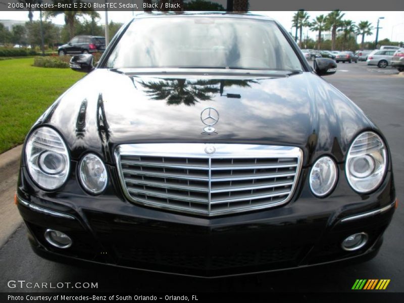 Black / Black 2008 Mercedes-Benz E 320 BlueTEC Sedan