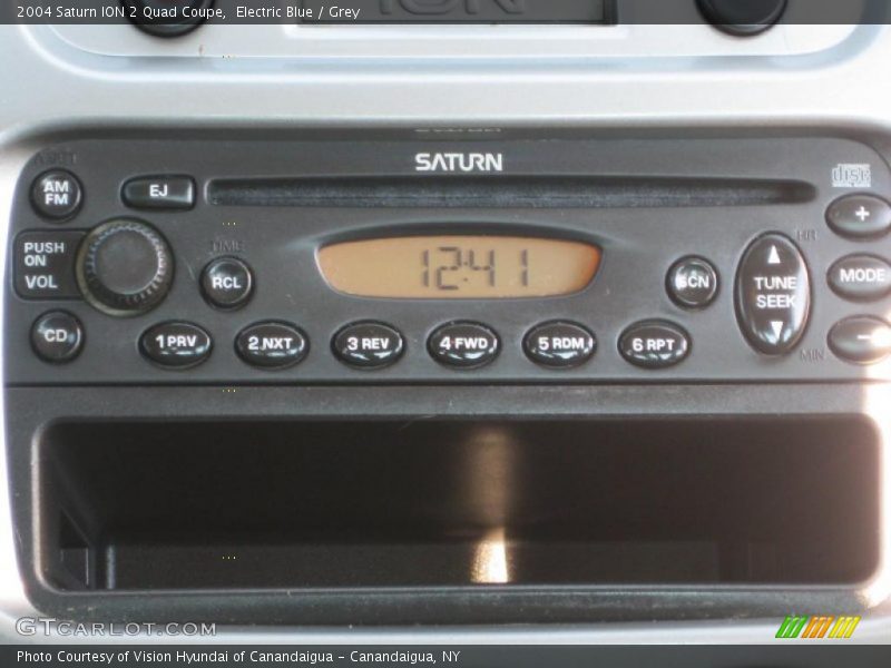 Controls of 2004 ION 2 Quad Coupe