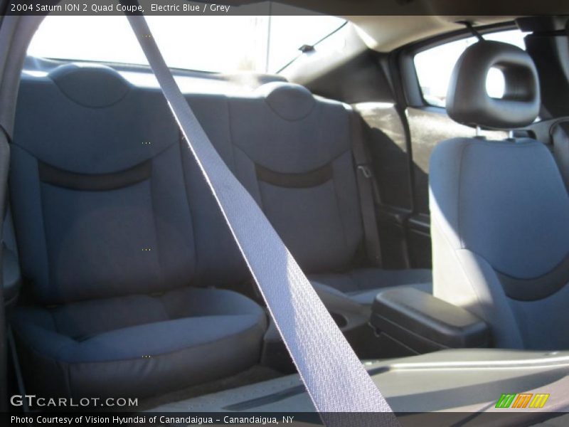 Electric Blue / Grey 2004 Saturn ION 2 Quad Coupe