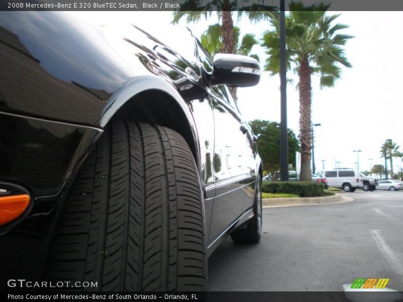 Black / Black 2008 Mercedes-Benz E 320 BlueTEC Sedan