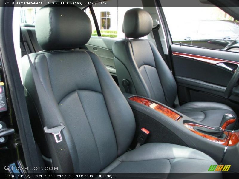 Black / Black 2008 Mercedes-Benz E 320 BlueTEC Sedan