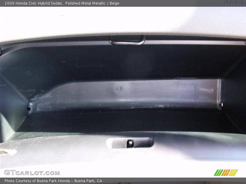 Polished Metal Metallic / Beige 2009 Honda Civic Hybrid Sedan