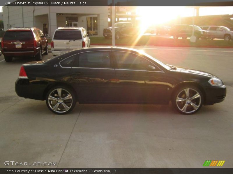 Black / Neutral Beige 2006 Chevrolet Impala LS