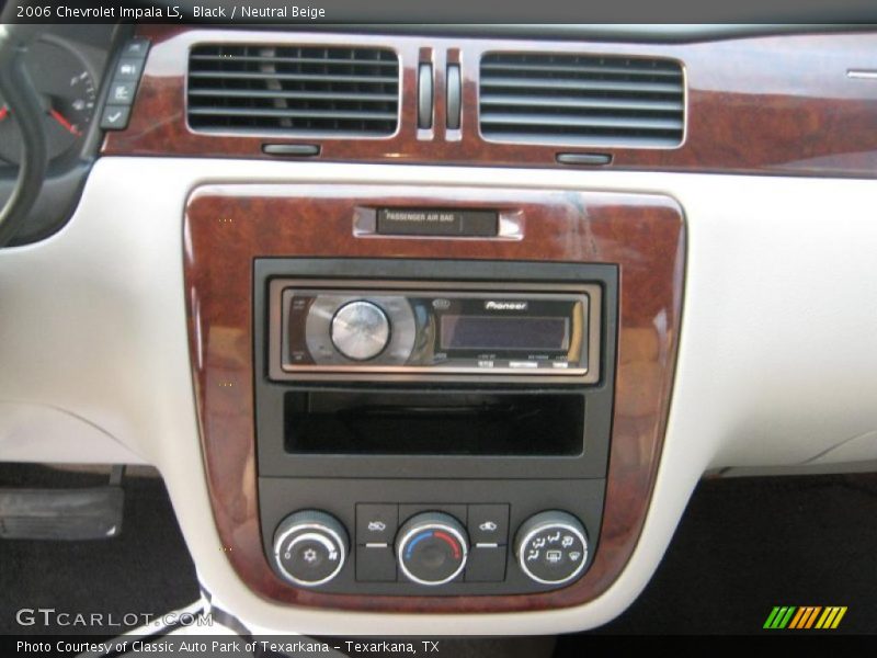 Black / Neutral Beige 2006 Chevrolet Impala LS