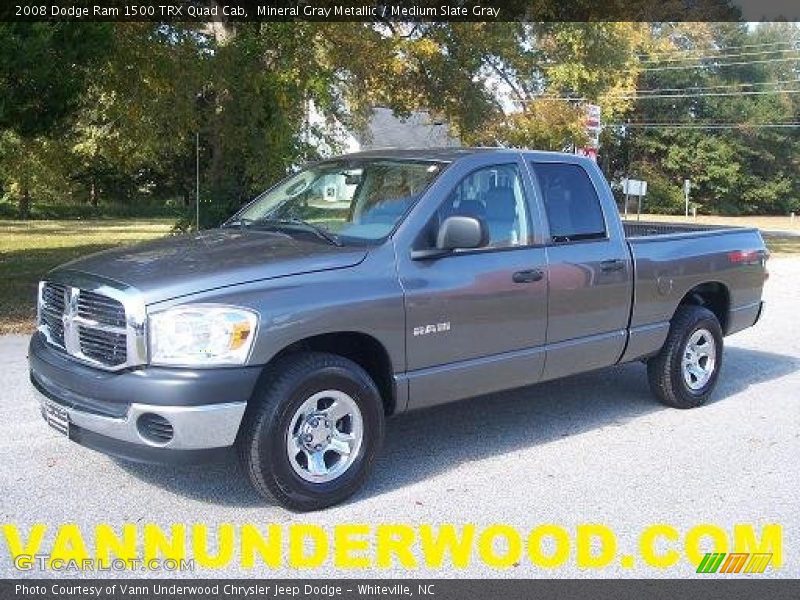 Mineral Gray Metallic / Medium Slate Gray 2008 Dodge Ram 1500 TRX Quad Cab