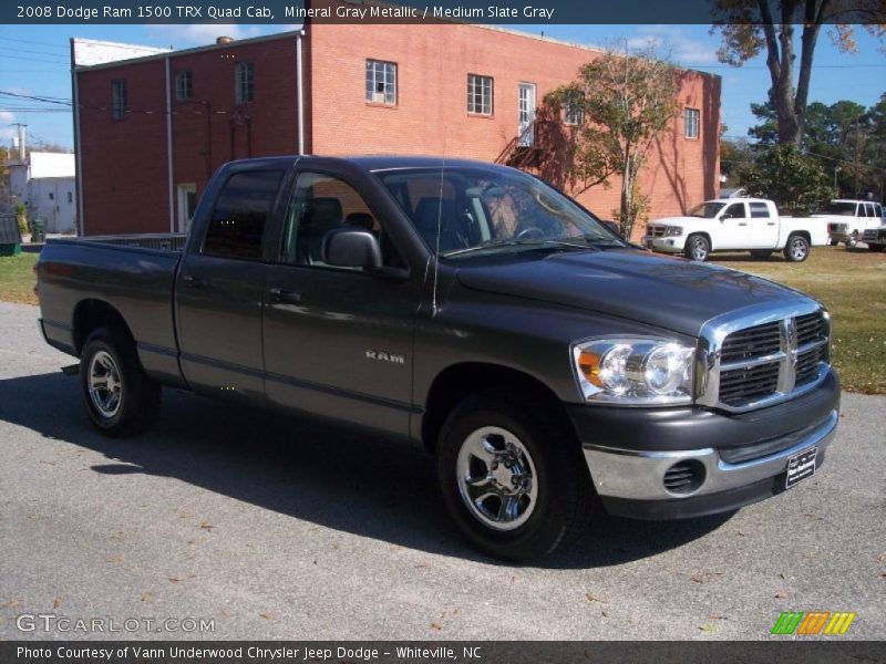 Mineral Gray Metallic / Medium Slate Gray 2008 Dodge Ram 1500 TRX Quad Cab