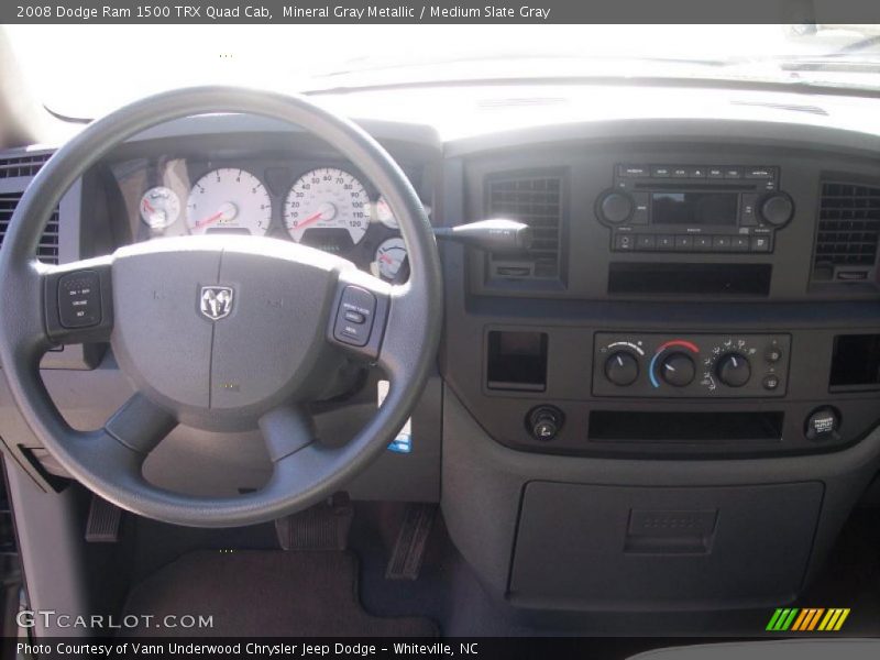 Mineral Gray Metallic / Medium Slate Gray 2008 Dodge Ram 1500 TRX Quad Cab