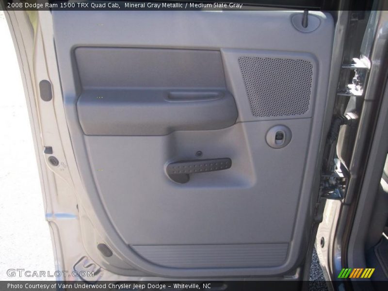 Mineral Gray Metallic / Medium Slate Gray 2008 Dodge Ram 1500 TRX Quad Cab